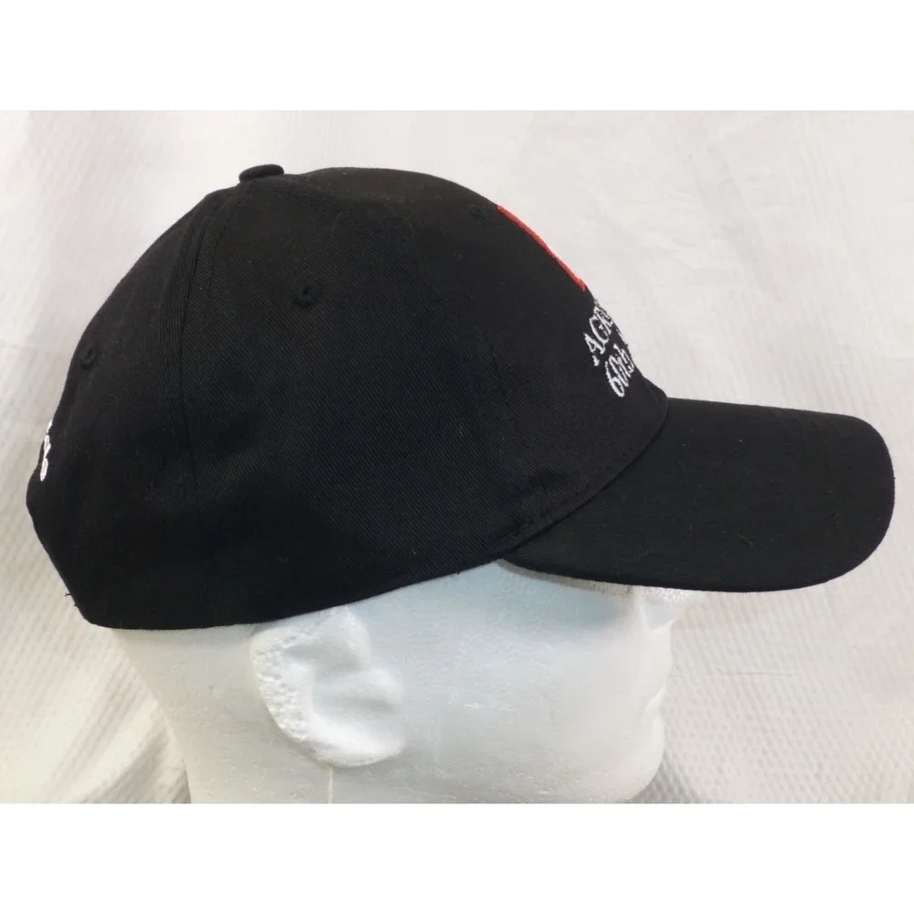 Agri Wear Black 60th Anniversary Cotton Baseball Cap Adjustable Hat